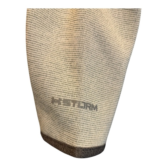 Women’s Under Armour Swacket Size Medium Light Gray & Coral Zip-Up w/Hood Storm - Picture 4 of 16